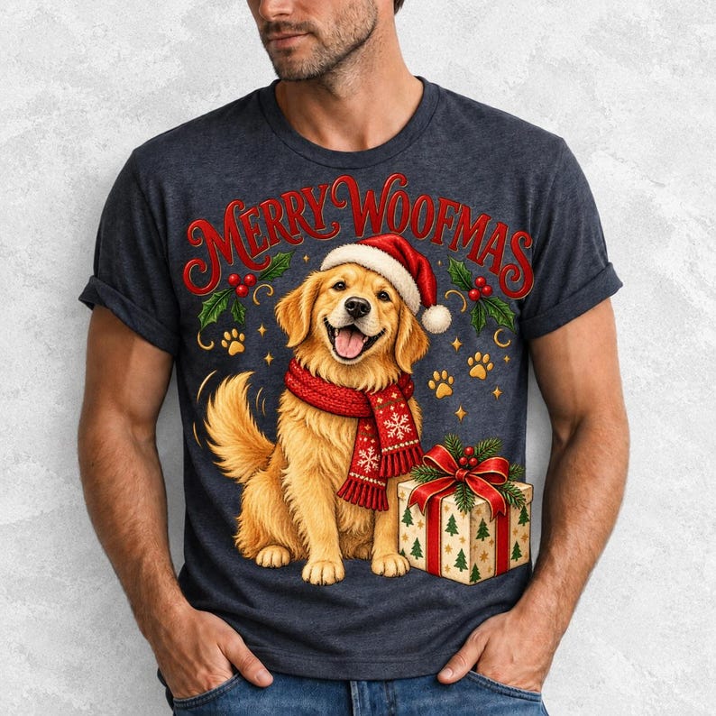 Golden retriever «Merry Woofmas» (старт серии пород)
