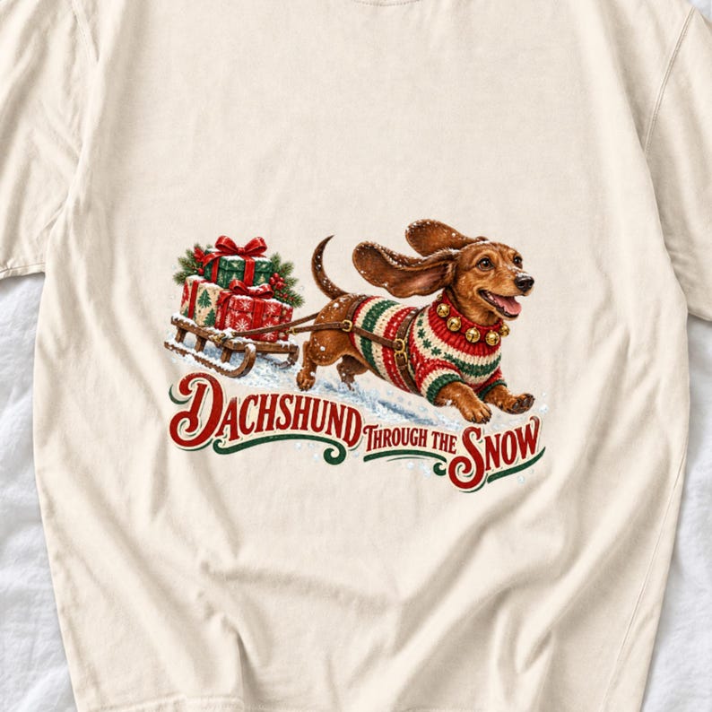«Dachshund Through the Snow» — такса в санях