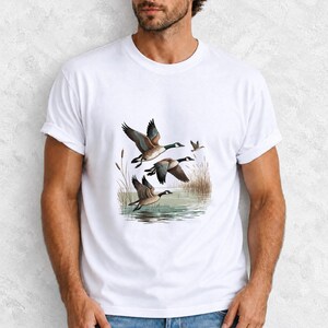 Comfort Colors Canada Goose Shirt, Retro Wild Geese Tee, Geese Pond Winter T-shirt, Waterfowl Hunting Shirt Gift, Goose Lover Tee