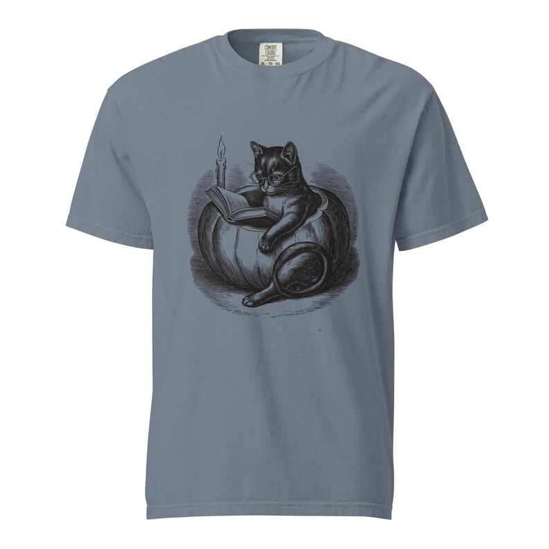 Black Cat Pumpkin Shirt by AeroBeloved