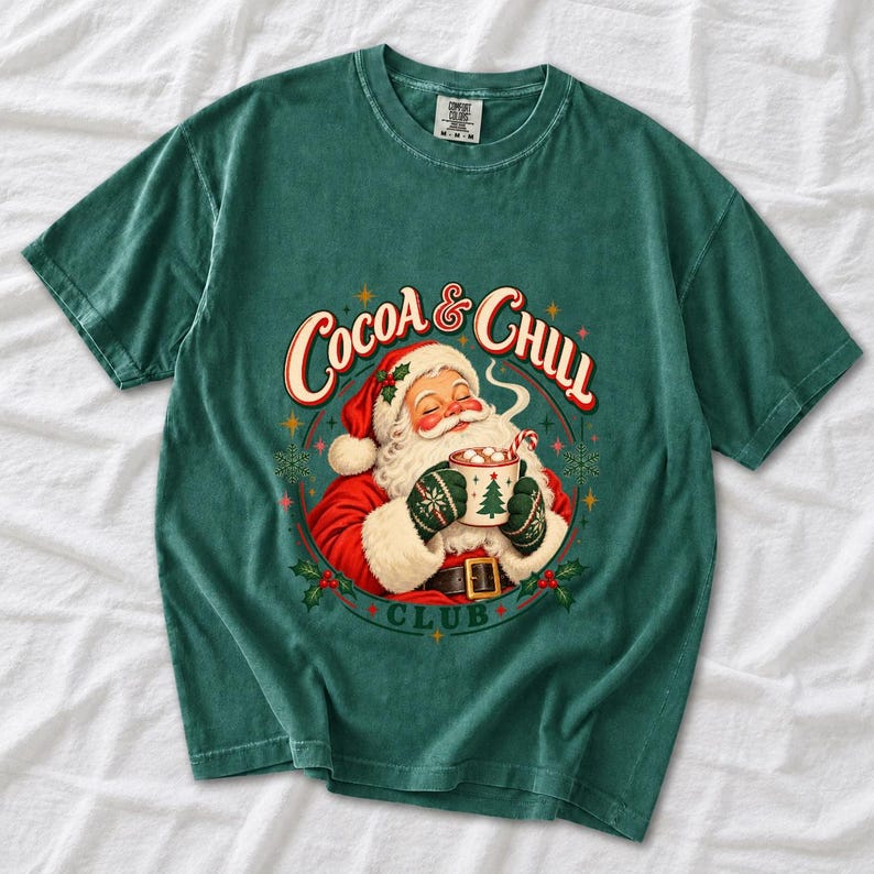 Ретро-Санта «Cocoa & Chill Club»
