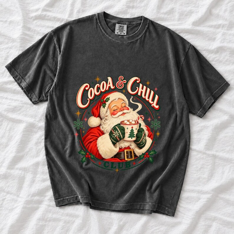 Ретро-Санта «Cocoa & Chill Club»