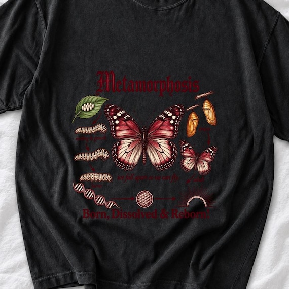 Gothic Butterfly Metamorphosis Shirt by AeroBeloved