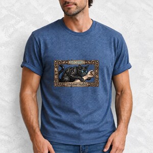 Become Ungovernable Black Cat Ornate Gothic Comfort Colors Shirt product mockup, image 16