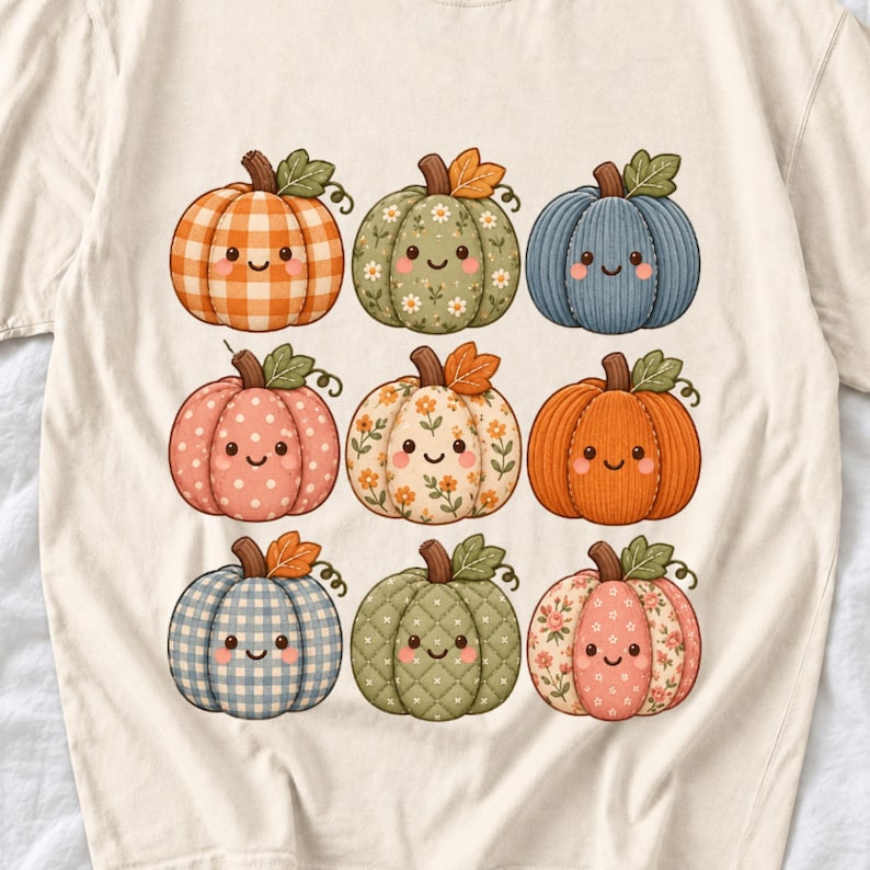 Patchwork Pumpkin Shirt by AeroBeloved