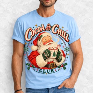 Ретро-Санта «Cocoa & Chill Club»
