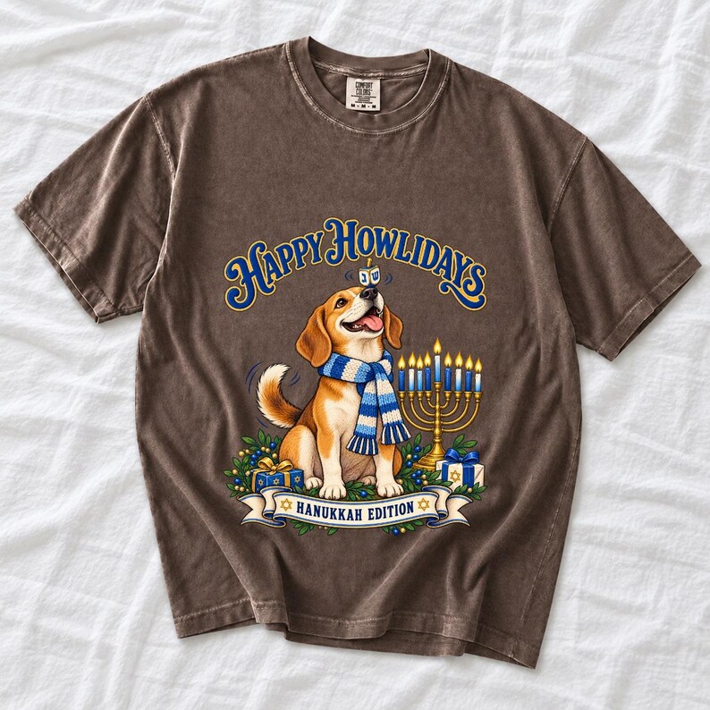 Собака «Happy Howlidays — Hanukkah Edition»