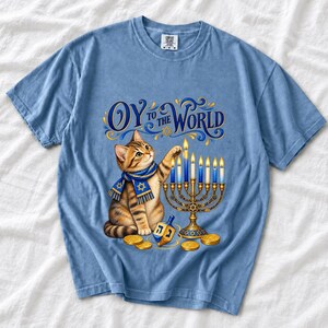 Кот и менора «Oy to the World»