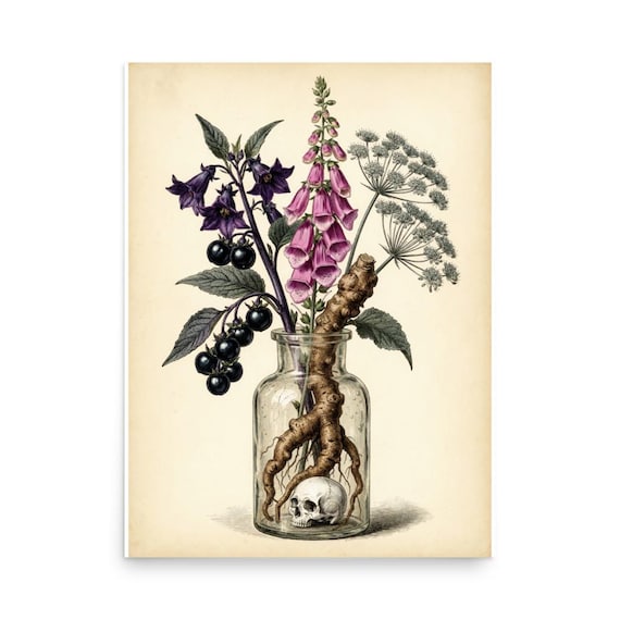 Poison Garden Print by AeroBeloved