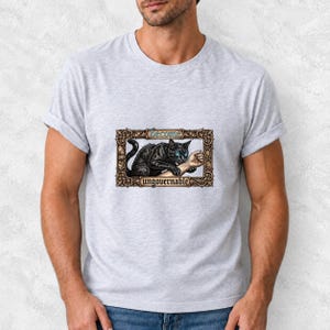 Become Ungovernable Black Cat Ornate Gothic Comfort Colors Shirt product mockup, image 15