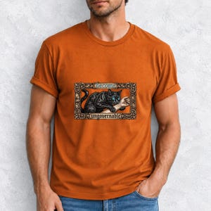 Become Ungovernable Black Cat Ornate Gothic Comfort Colors Shirt product mockup, image 14