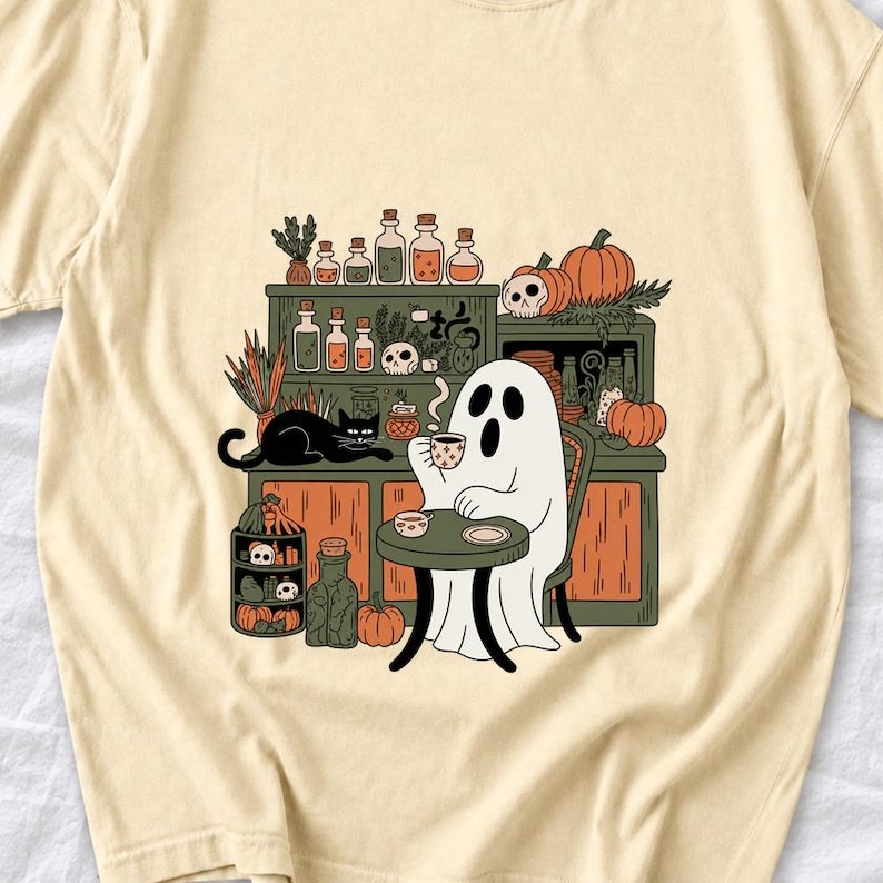 Ghost Tea Shirt by AeroBeloved