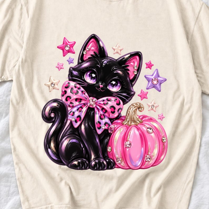Coquette Black Cat Shirt by AeroBeloved