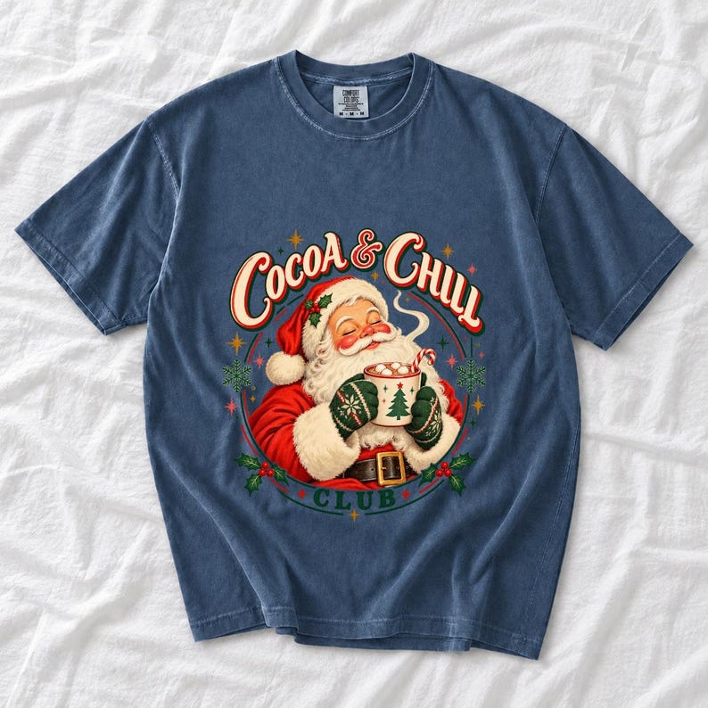 Ретро-Санта «Cocoa & Chill Club»