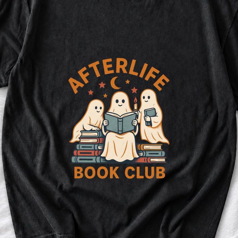Afterlife Book Club Ghost Shirt by AeroBeloved
