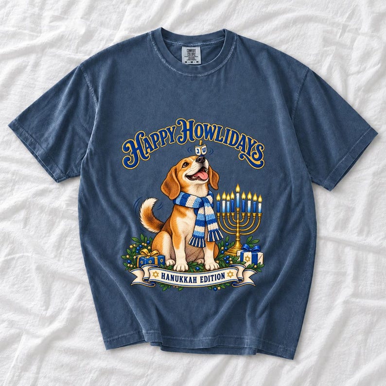Собака «Happy Howlidays — Hanukkah Edition»