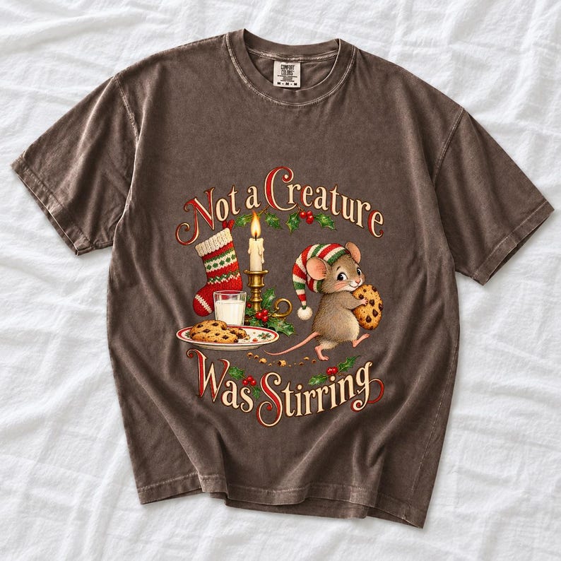 Мышка крадёт печенье Санты «Not a Creature Was Stirring»