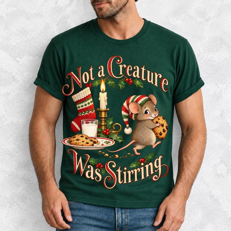 Мышка крадёт печенье Санты «Not a Creature Was Stirring»