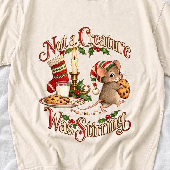 Christmas Mouse Shirt by AeroBeloved