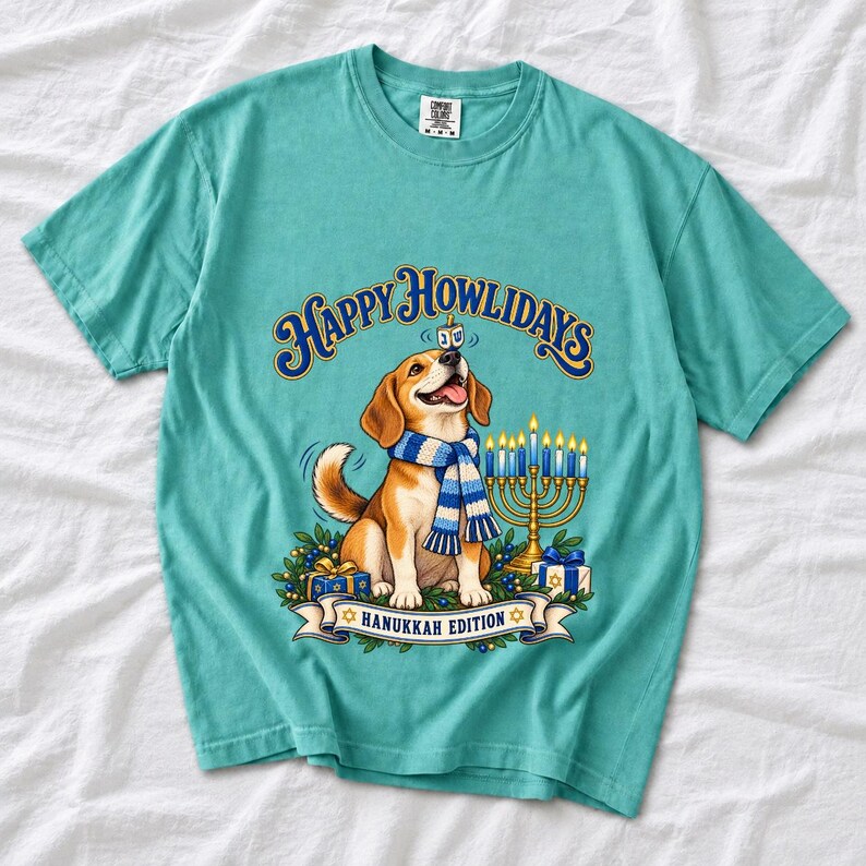 Собака «Happy Howlidays — Hanukkah Edition»