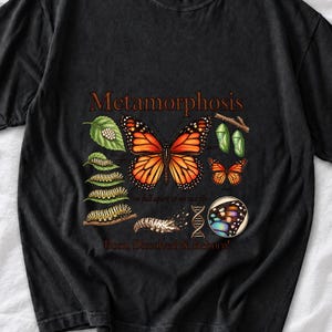 Metamorphosis Monarch Butterfly Comfort Colors Shirt product mockup, image 1