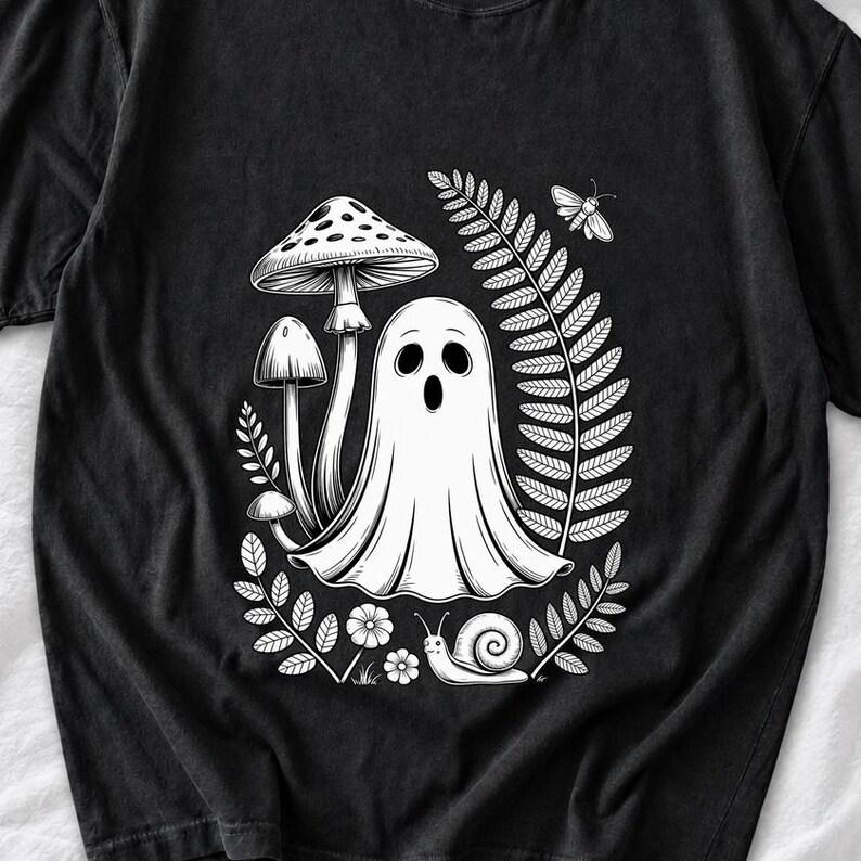 Mushroom Ghost Shirt by AeroBeloved