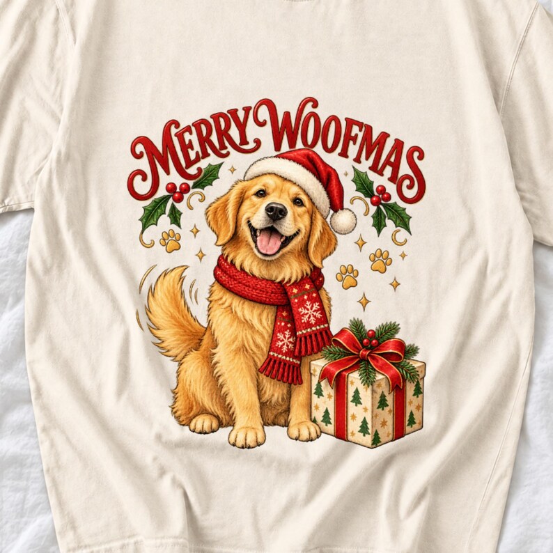 Golden retriever «Merry Woofmas» (старт серии пород)