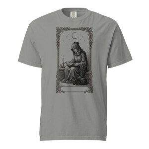Tarot Card Shirt, The Reader Tarot Tee, Comfort Colors Bookish Tarot T-shirt, Witchy Tarot Card Shirt, Introvert Tarot Tee image 2