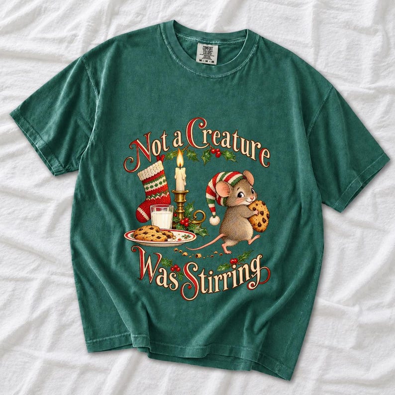 Мышка крадёт печенье Санты «Not a Creature Was Stirring»