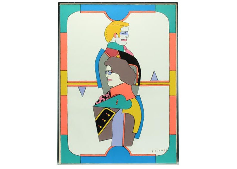 Richard Lindner-The Resistible Rise of Arturo Ui-1968 Serigraph