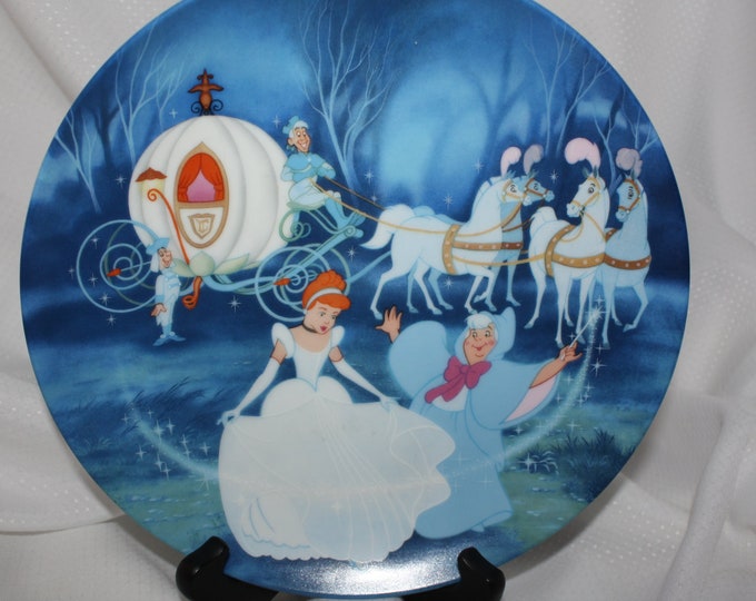 Collectible Walt Disney Cinderella Plate From Movie Etsy