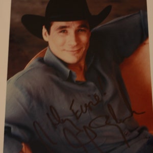 Clint Black Autograph on Photograph, Country Singer and Songwriter
