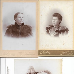 15 Lg Victorian Cabinet Cards Vintage Antique Ladies Digital Download Art Junk Journals Mixed Media