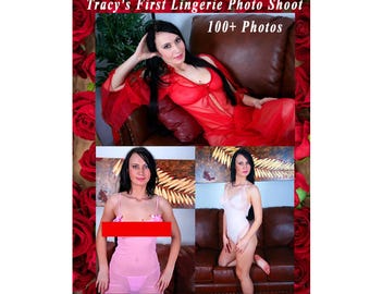 Il primo servizio fotografico in lingerie di Tracy