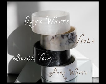 Marble Dog Bowl Set