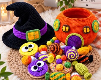 Halloween Pumpkins Amigurumi Crochet Pattern PDF Tutorial