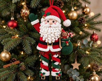 Santa Claus Crochet Pattern PDF | Christmas Amigurumi Santa Doll | Holiday Plush Toy Crochet Pattern | Xmas Decor | Digital Download