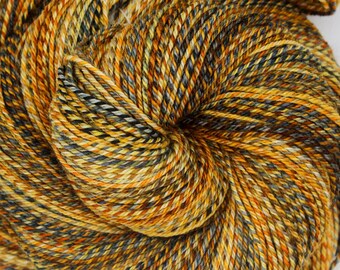 #627 fingering weight Handpun yarn