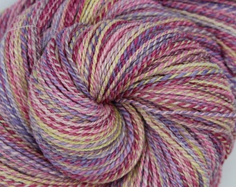 Handspun Sport Weight Yarn: "Princess" Merino Seacell Gradient, 350 Yards