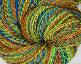 #627 fingering weight Handpun yarn