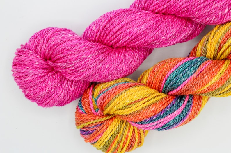 Worsted Weight Yarn Handspun Boardwalk Sunrise Etsy