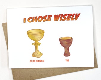 Carta del Santo Grial de Indiana Jones: Elige con sabiduría // Amor geek, La última cruzada