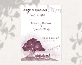 Reserva la fecha de El Señor de los Anillos, boda en el Condado del Hobbit (digital)