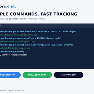 Personal Finance Tracker Python Script, Budget and Expense Tracker, Net Worth Dashboard, Digital Download image 3