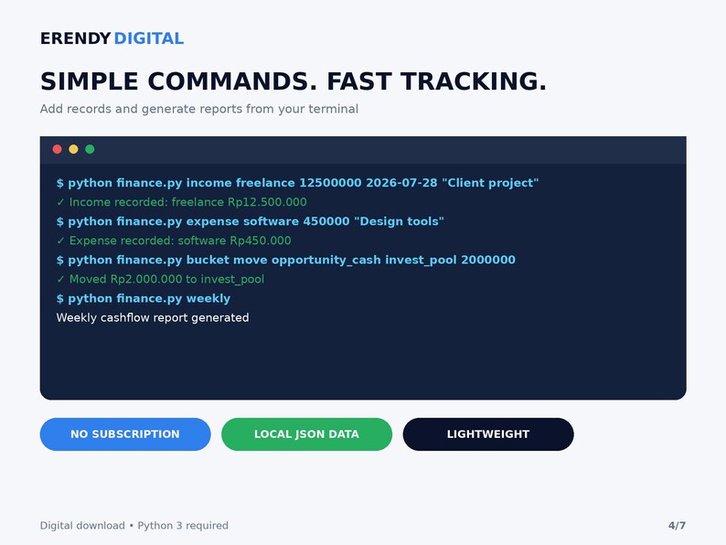Personal Finance Tracker Python Script, Budget and Expense Tracker, Net Worth Dashboard, Digital Download image 3