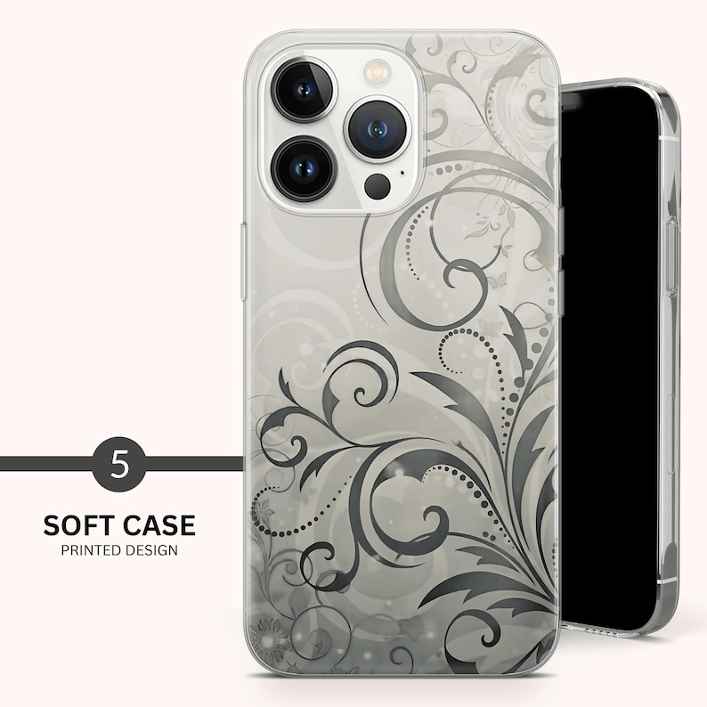 Capa estética floral Y2K para iPhone 18 Pro Max, 17, 16, 15, Samsung ...