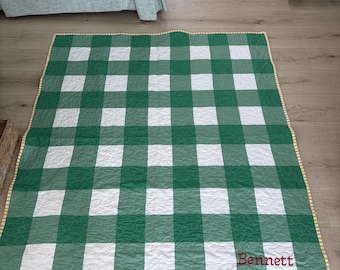 Custom Gingham Quilt