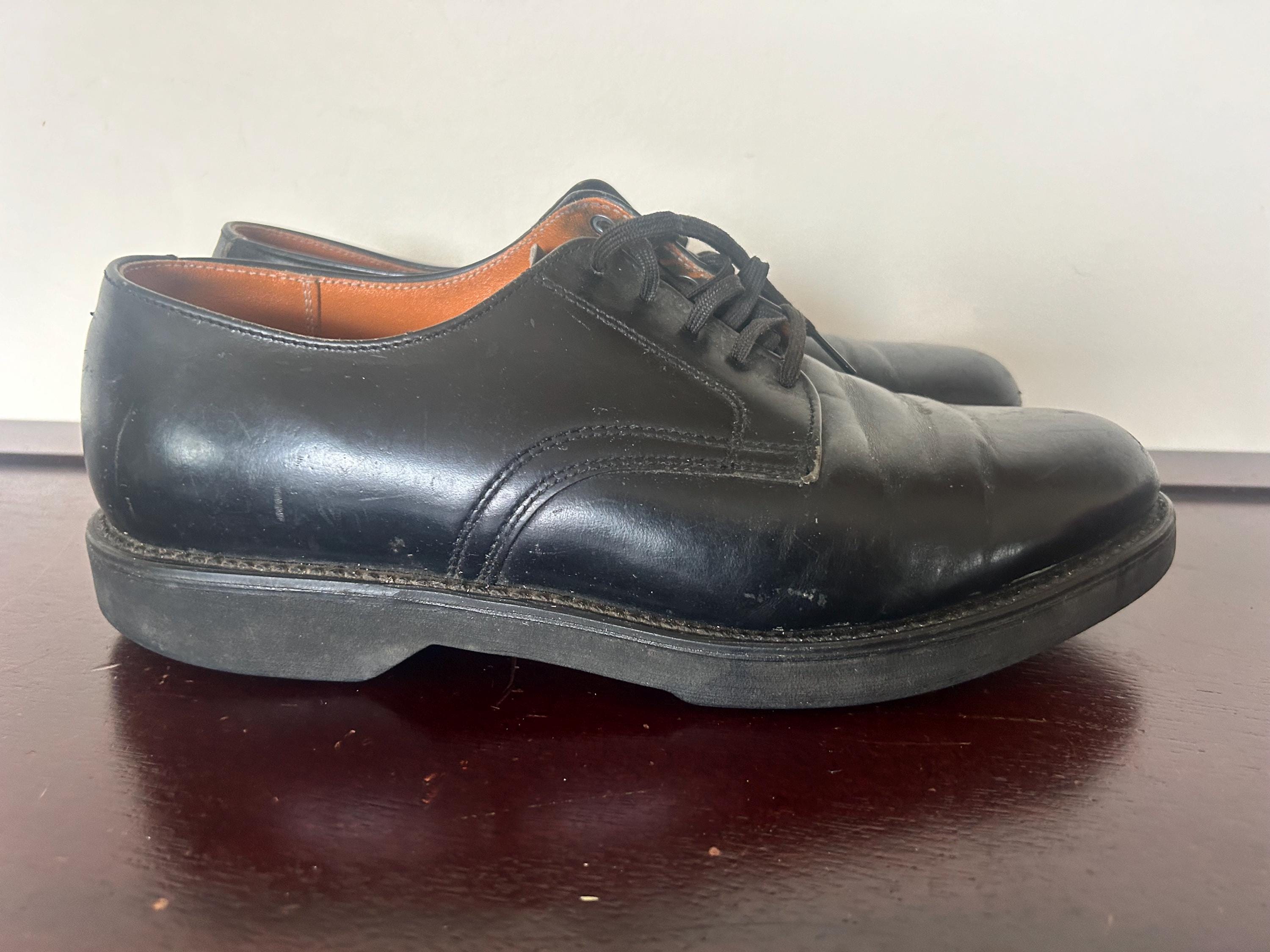Men's Vintage Black Leather MASON Chippewa Falls Wisc. USPS