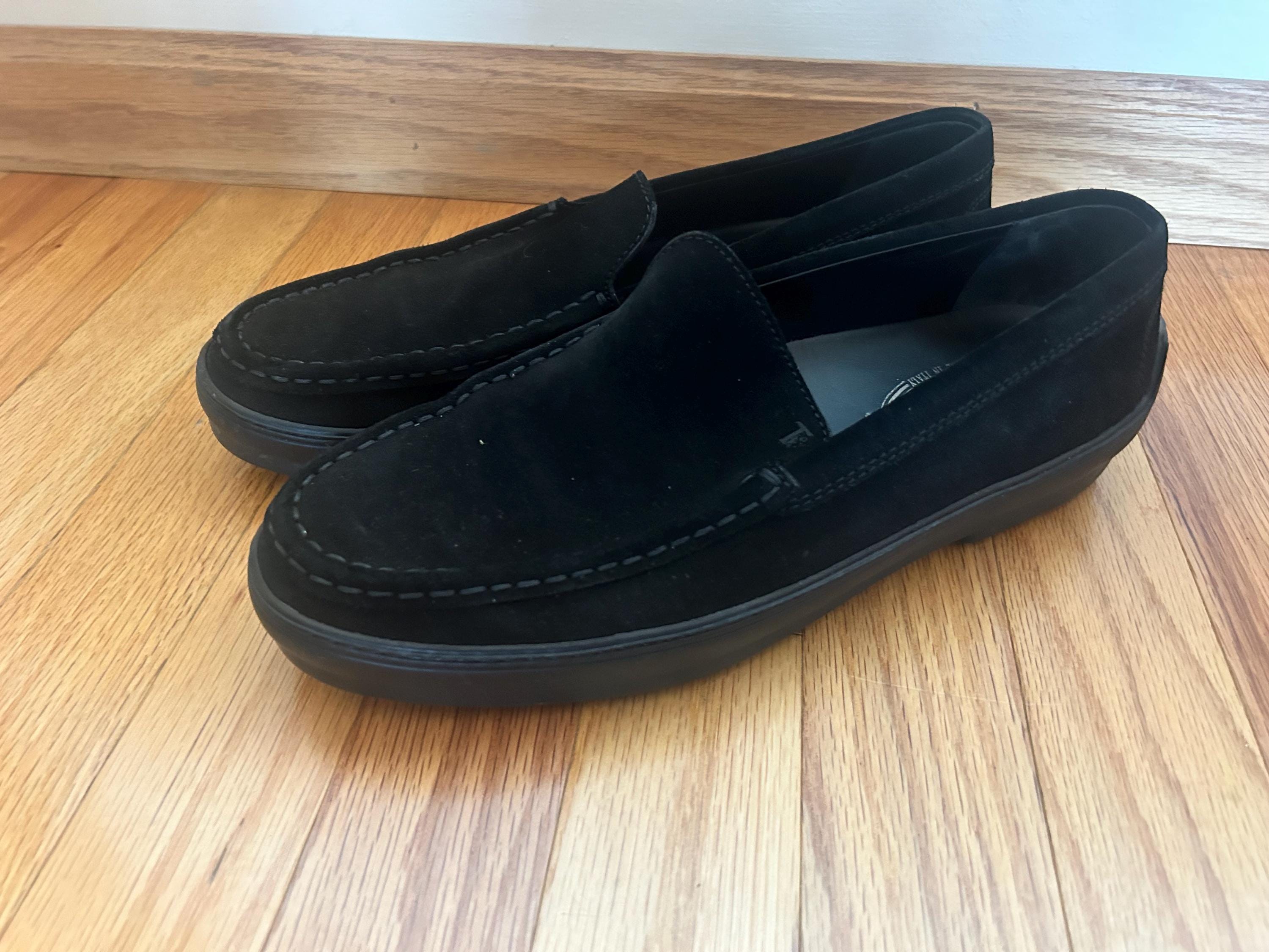 Tod\'s Black Suede Loafers Tod main image 3
