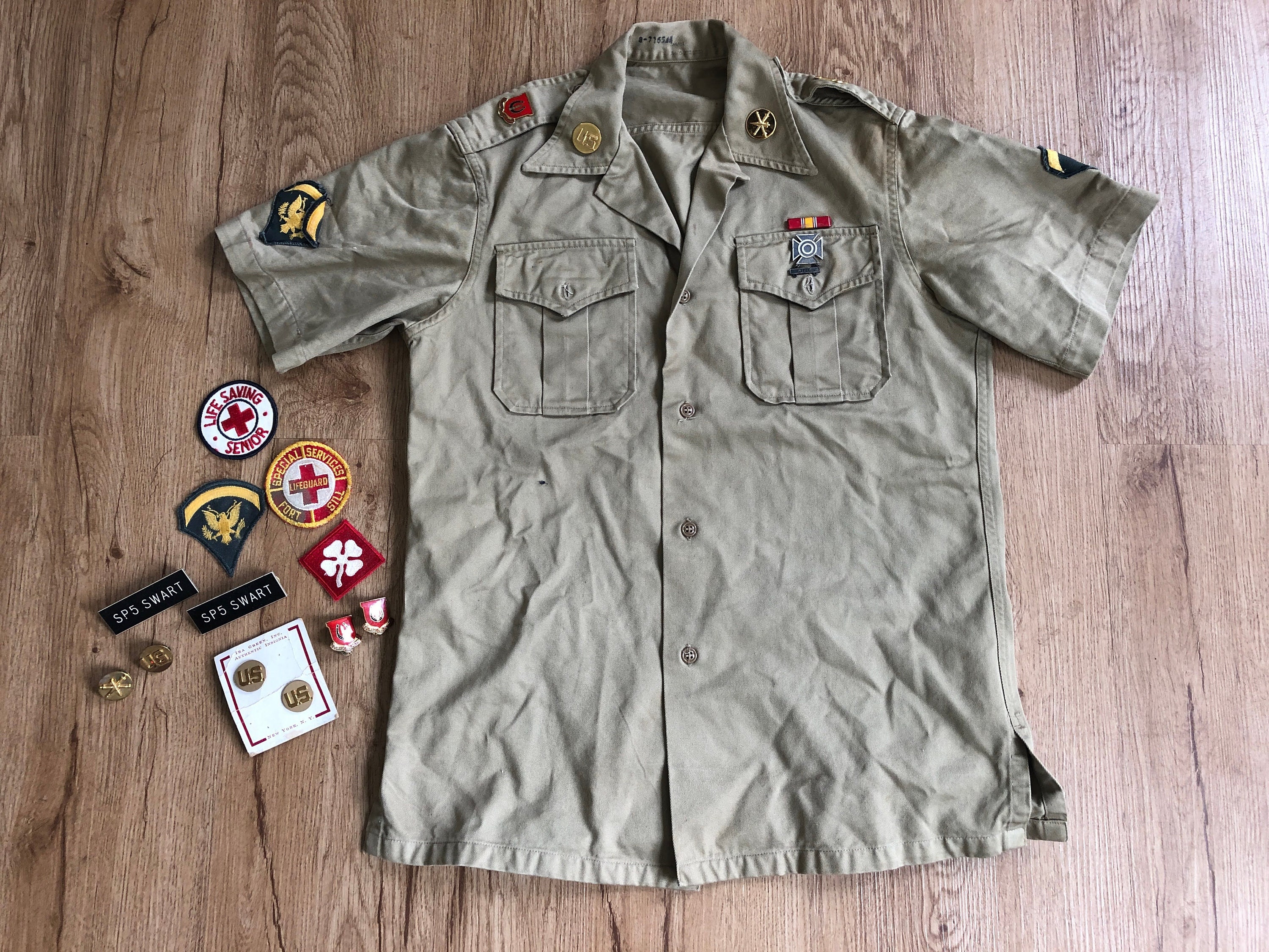 Men's Vtg Vietnam War 1970's U.S Army 